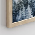 thumbnail image 5 of PixonSign Framed Canvas Print Wall Art Set - Misty Forest Nature Mountain Poster Arts - Set of 3 Pine Trees Plants Landscape Wall Décor for Living Room, Bedroom, Office - 8"x10" Natural, 5 of 5