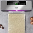 thumbnail image 5 of Vacuum Sealer Machine,Automatic Heat Sealing Machine for Food Packaging & Fresh-keeping, with Dry & Moist 5 Modes, Smart Touch Screen, with 10Pcs Sealer Bags & Built-in Cutter, 5 of 7