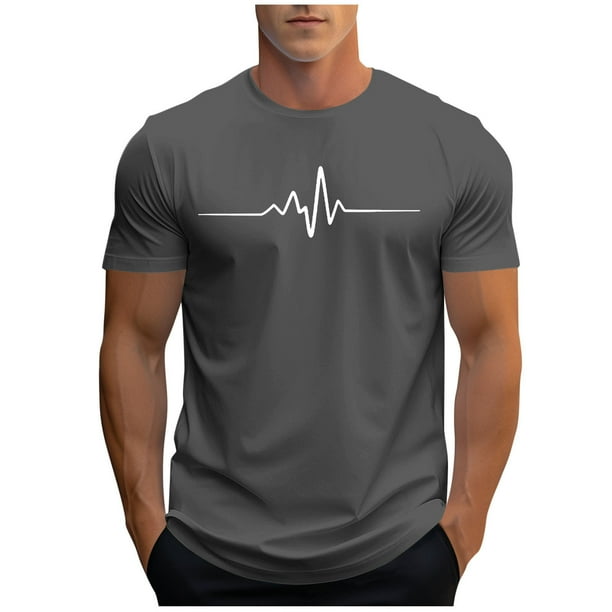 Eres Más Que una Camisa de Puntuación de Prueba Nueva Moda Casual Hombres Imprimir Camiseta Deportiva Manga Corta Blusas de Cuello Redondo