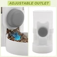 thumbnail image 3 of Comedero de Heno para Conejos Unique Bargains 35oz Gran Capacidad Dispensador Automático de Alimentos para Pequeños Animales Gris, 3 of 7