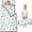 Cow and Mug Blue Pattern, variant on Cow and Hat White Pattern Toddler Nap Mat with Pillow & Blanket, Soft Sleeping Mat for Preschool Daycare Travel Sleepovers