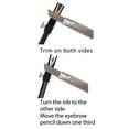 thumbnail image 4 of Eyebrow Pencil Shaper with Storage Box, Slim & Delicate Lines, Prevent Waste, Safe,  Alloy, 4 of 7