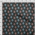 thumbnail image 4 of oneOone Cotton Poplin Black Fabric Asian Kilim Quilting Supplies Print Sewing Fabric By The Yard 42 Inch Wide, 4 of 5