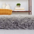 thumbnail image 2 of Safavieh Luxe Paxton Solid Shag Area Rug, Gray, 4' x 4' Square, 2 of 8