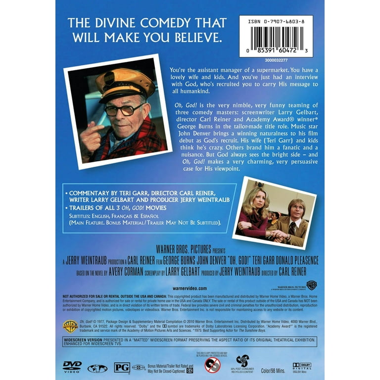 Warner Home Video Oh, God! [DIGITAL VIDEO DISC]