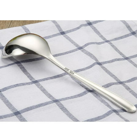 WHAMVOX 1 PC 304 Stainless Steel Soup Spoon Multifunctional Spoon Round Spoon Kitchen Utensils