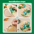 thumbnail image 4 of Needle Felting Kit,Wool Painting Felting Kit with Felting Needles,Foam Mat,Felt Cloth,Decoration Frame,Instruction, 4 of 7