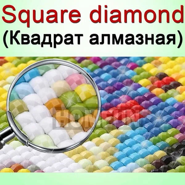 HOMFUN-Kit de bordado de diamantes con foto personalizada, pintura de diamantes de cristal completa cuadrada/redonda, Kits de mosaico de diamantes de punto de cruz, regalo de cumpleaños
