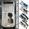 thumbnail image 2 of Car Center Console Storage Tray, Precise Fit, Soft Silicone, Double-Layer Partition, Anti-Slip and Dustproof, 2 of 8