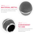 thumbnail image 3 of Miangastore Mic Cover Microphone Grille Mesh Metal Silver 1Pack, 3 of 8