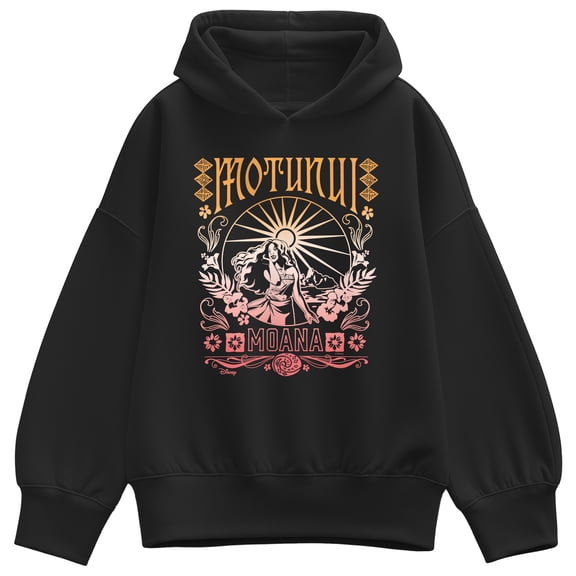 Moana - Motunui Groovy Oversized Fleece Hoodie Sweatshirt
