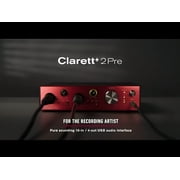 واجهة FocusRite Clarett+ 2-ما قبل 10x4 USB-C الصوتية