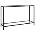 thumbnail image 1 of vidaXL Console Table Transparent 120x35x75 cm Tempered Glass, 1 of 4