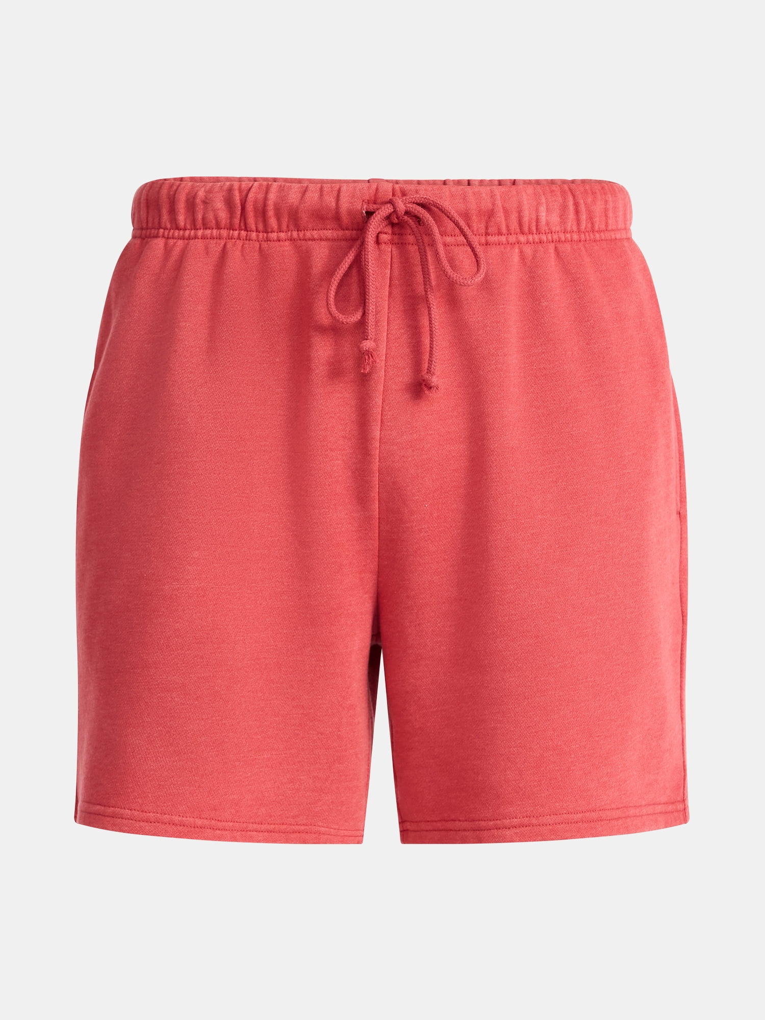 No Boundaries Soft Fleece Jogger Shorts, 6" Inseam, Men's and Big Men's