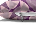 thumbnail image 4 of Abstract Pet Bed, Modern Geometric Illustration of Triangular Complex Shapes Design, Chew Resistant Pad for Dogs and Cats Cushion with Removable Cover, 24" x 39", Purple Mauve Pale Pink, by Ambesonne, 4 of 4