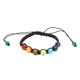 thumbnail image 1 of Pulsera de cuentas coloridas para Yoga, pulsera trenzada de meditación exquisita ajustable a la moda para hombres y mujeres, 1 of 8