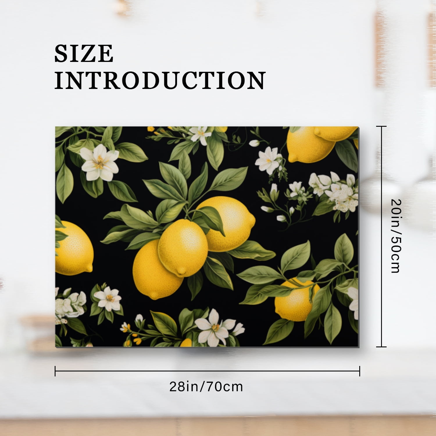 Oven Covers for Electric Stove,Vintage Yellow Lemon, Heat Resistant Ceramic Cooktop Cover, Glass Induction Cooktop Protector mat, Non-slip Foldable Decoration pad for Kitchen RV (28×20 Inch)