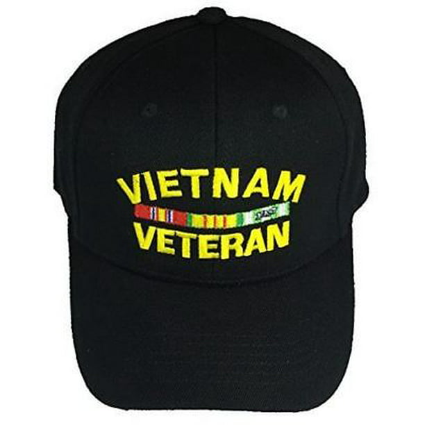 Vietnam Veteran W Ribbons Embroidered Stretch Fit Hat Cap Walmart