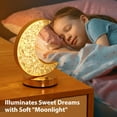 thumbnail image 3 of Lámpara de mesa Crescent Moon, lámpara táctil regulable continua con 3 colores, luz nocturna recargable con USB, decoración del hogar para sala de estar, 3 of 5