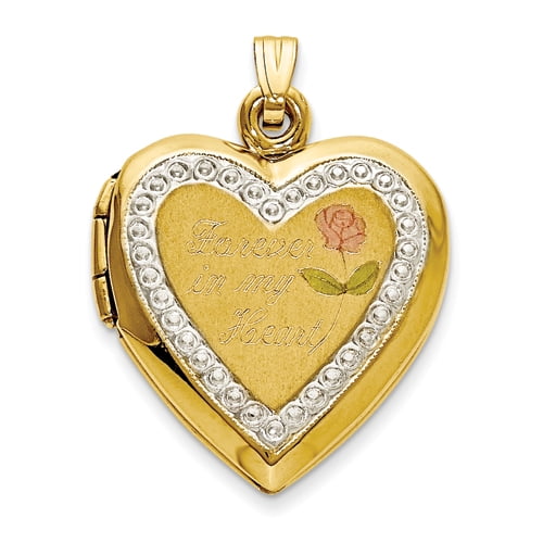 10kt Two Tone Yellow Gold Forever In My 