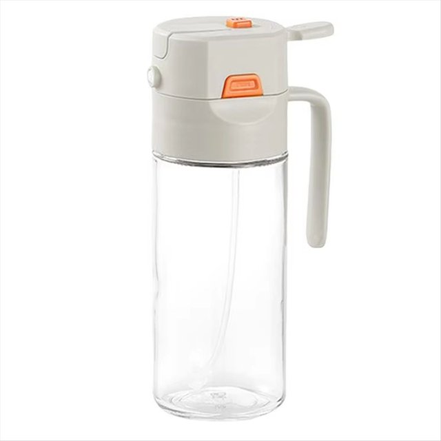 Botella de Aceite para Cocinar - Rociador y Vertedor de de Vidrio, Ideal para Asar, Hornear y Aderezar Ensaladas