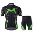 thumbnail image 4 of LIXADA Conjunto de tela de ciclismo Shorts de camisa de ciclismo Conjunto de manga corta de biciclet Lixada Conjunto de jersey de ciclismo, 4 of 7