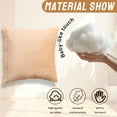 thumbnail image 6 of AUQ 4Pcs Decorative Pillow Covers Hidden Zipper Pillow Covers 16X16 Machine Washable Throw Pillows Covers Style2, 6 of 7