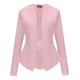 thumbnail image 1 of Blazer Mujer Saco Corto Liso Strech Color Uniforme, 1 of 4
