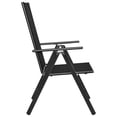 thumbnail image 3 of vidaXL 7 Piece Garden Dining Set Aluminium Black, 3 of 5