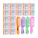 thumbnail image 1 of wonim44 Nuogo 100 Pcs Colorful Hair Combs Bulk for Homeless Disposable Individually Wrapped Thanksgiving Pocket Combs for Women Men Hotel Shelter Homeless Supplies Charity Church Gifts(Stylish Style), 1 of 1