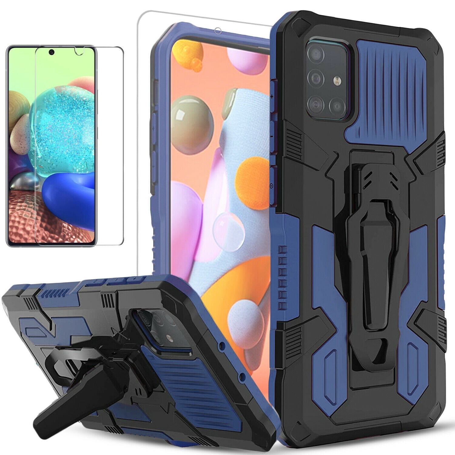 Motorola One 5G ACE Case, Dual Layers Holster] And BuiltIn