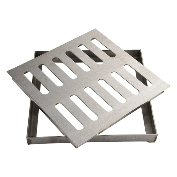 Stainless Steel Outdoor Drain Grate with Enhanced Design for Clog Prevention