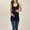 Navy, variant on Maternity Tank Tops Women's Sleeveless Racerback High Neck Casual Ribbed Fitted Tops Cami Top Shirt Pregnancy Tee