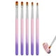 thumbnail image 1 of 5 piezas de cepillo de uñas de madera, bolígrafo para uñas de gel, cepillo degradado, kit de pintura de diseño de uñas, herramientas de arte de uñas, 1 of 6