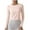 Pink, variant on Diufon Womens Yoga Tops Fall Casual Solid Color Crop Tops Round Neck Long Sleeve Blouses