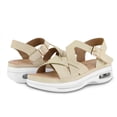 thumbnail image 2 of Pennysue Women Air Cushioned Walking Sandals Comfortable Ankle Strap Support Casual Daily Dress Sandals Platform Shoes, 2 of 7