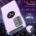 thumbnail image 4 of Galaxy A53 5G Case, Samsung Galaxy A53 5G Case with HD Screen Protector, [Military Grade] Shockproof Protection Case with 360° Magnetic Built-in Ring Kickstand Case for Samsung A53 5G, Purple, 4 of 14