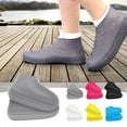 SATRINO Waterproof Silicone Rubber Shoe Covers for Rain, Non-Slip Easy ...