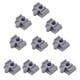 thumbnail image 2 of 10x Accesorios para vías de tren de madera, juegos de construcción de juguetes Conector de vías para madera Gris, 2 of 9