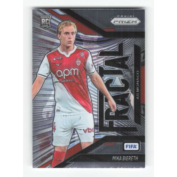 2025-26 PANINI PRIZM FIFA FRACTAL #13 MIKA BIERETH AS MONACO