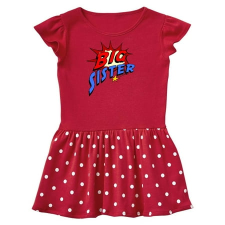 

Inktastic Big Sister Superhero Gift Toddler Girl Dress