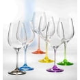 thumbnail image 1 of Bella White Wine Glass w/Plat Rim Set of 6, 1 of 1