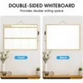 thumbnail image 4 of Weekly Calendar Dry Erase Board for Wall, 16"x12" Double-Sided Golden Weekly, 4 of 5