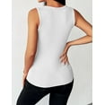 thumbnail image 2 of Zeagoo Womens Tank Tops 2025 Scoop Neck Ribbed Sleeveless Top Casual Basic Slim Fitted Knit Cami Tee Shirts, 2 of 5