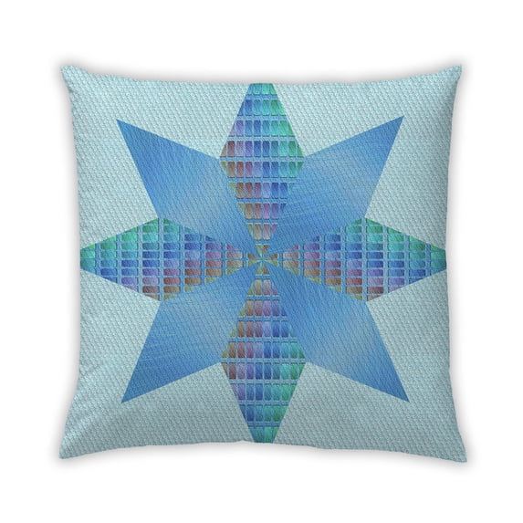 Ahgly Company Indoor Square Contemporary Throw Pillow, 18 inch by 18 inch