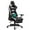 White, variant on Goplus Massage Gaming Chair Reclining Swivel Racing Office Chair with Footrest Pink