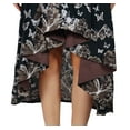thumbnail image 4 of Bimba Womens Asymmetrical Shift Dress With Pockets Print Cotton Classic Midi Dresses, 4 of 9