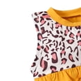 thumbnail image 5 of Seyurigaoka Little Girl’s Leopard Stitching Sleeveless Tops and Short Pants Set, 5 of 9