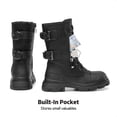 thumbnail image 4 of Botas de Combate Cortas para Niñas DREAM PAIRS Talla 2, 4 of 7