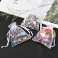 thumbnail image 6 of 10pc Organza Gift Bags with Drawstring Wedding Party Christmas Favor Gift Bags Organza Pouches for Potpourri White 10x8cm, 6 of 6